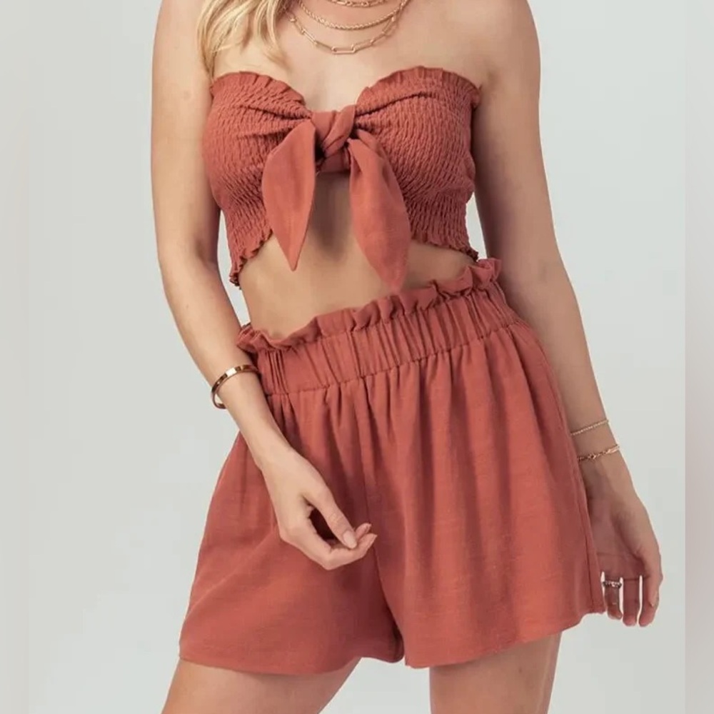 Papermoon Rude Orange Two-Piece Set - Picture 5 of 5